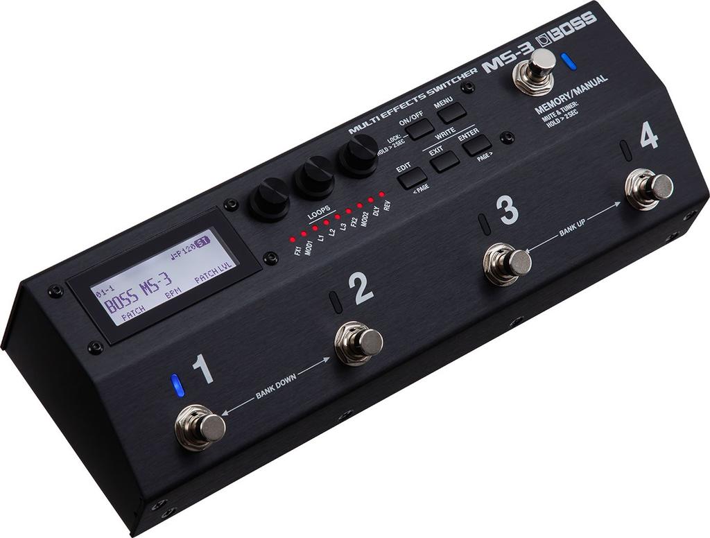 BOSS Multi Effects Switcher Pedal MS-3 (Boss Multi-Effects Switcher)