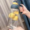 Large Capacity Water Cup for Men and Women Portable Outdoor Sports Water Bottle Drop Resistant Straw Cup Oversized 2L with Scale
