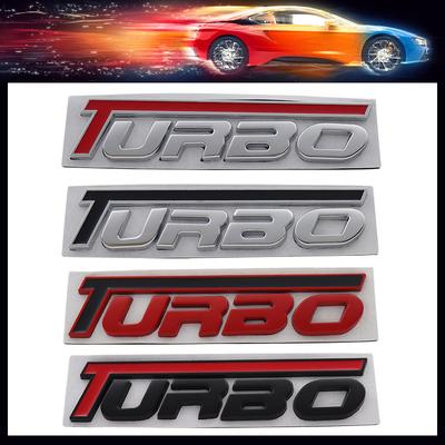 3D Autostyling TURBO voor Autospatbord Zijkant Kofferbak Naamplaat Sticker Embleem Badge Sticker