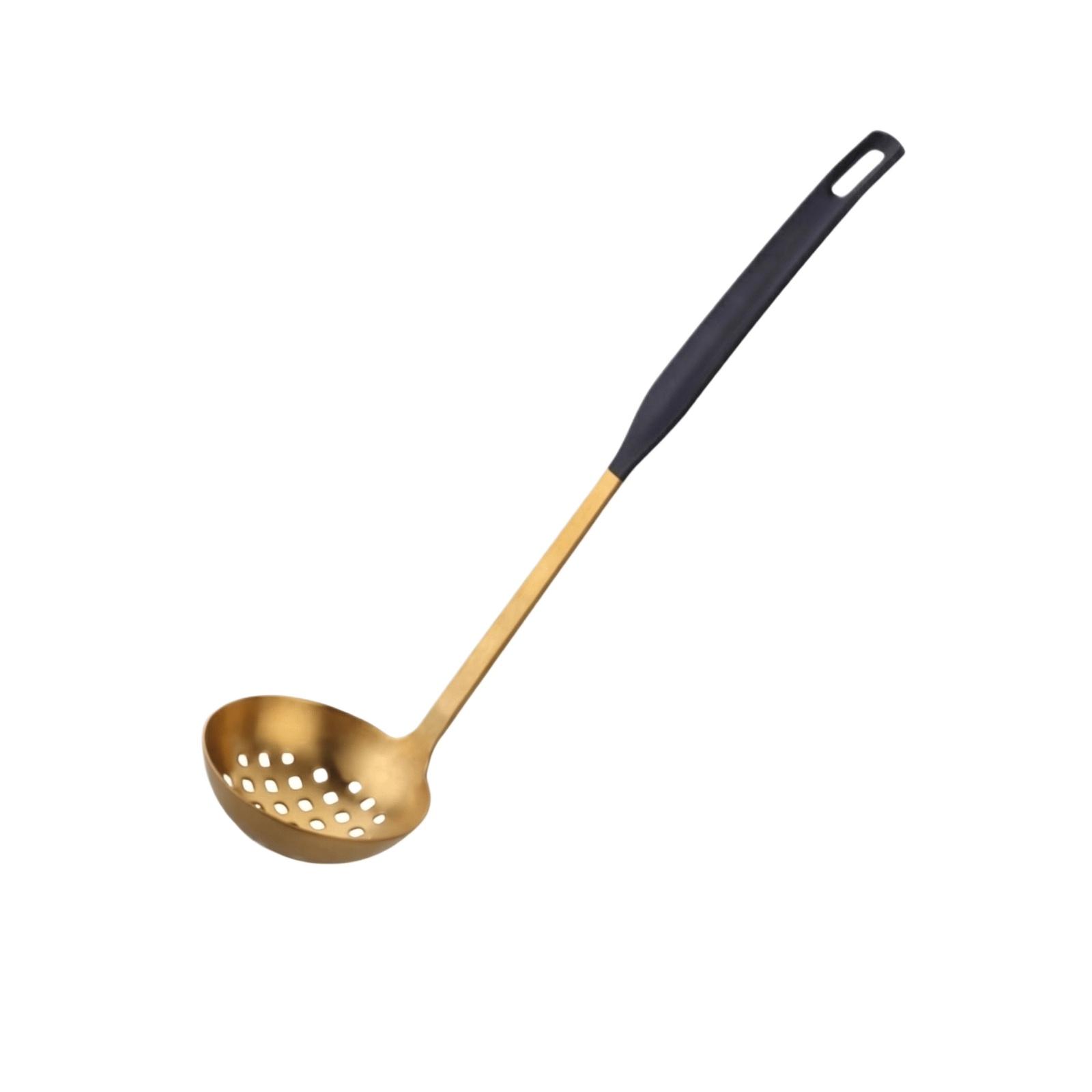 Stainless Steel Hot Pot Spoon, Household Thick Long Handled Soup Spoon