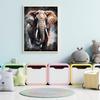 DIY Diamond Painting Scary Elephant Retriever Cross Stitch Kit Mosaic Art Diamond Painting Full Circle/Square Diamond Home Decoration