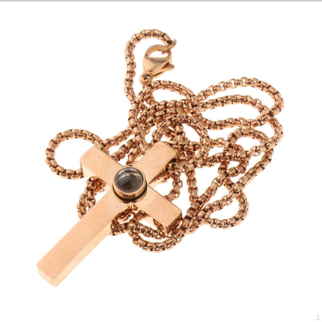 Cross Neck Pendant Charms Exquisite Decoration Necklaces ,Projection Necklace for