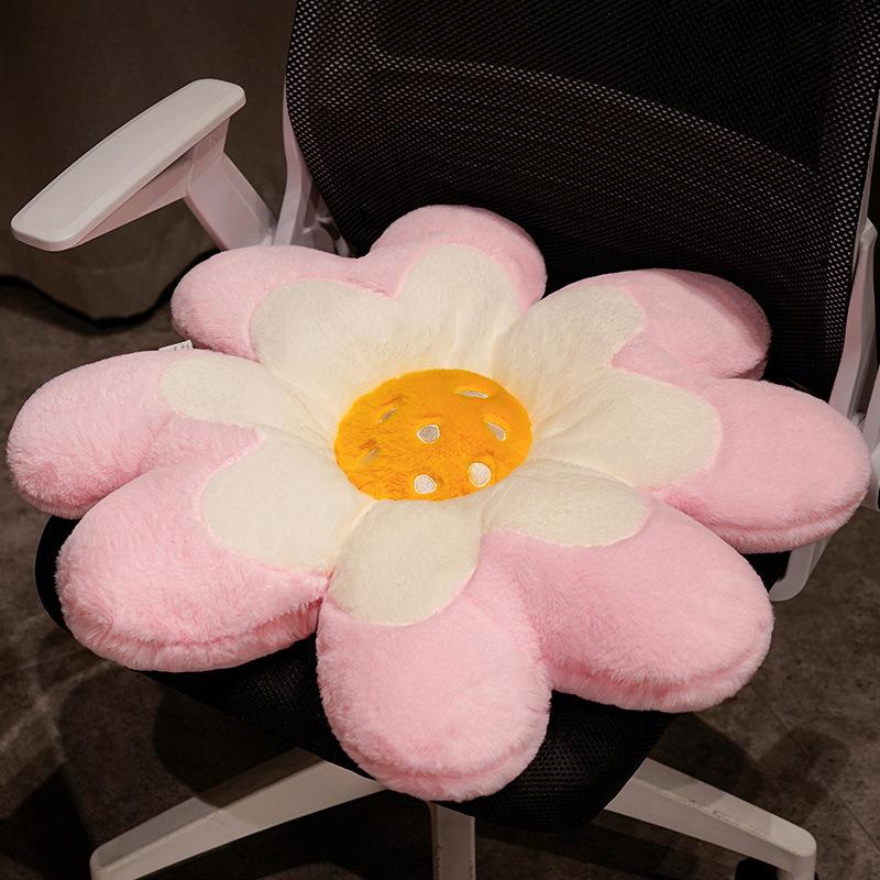 

Latest Super Large Plush Sun Flowers Pillow Gentle Toy Stuffed Toy Plush Mats Meditation Cushion Floor designed for Children Infant Birth Date 45cm розовый