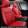 Toyota Land Cruiser All-Season Leather Seat Covers & Cushions Set