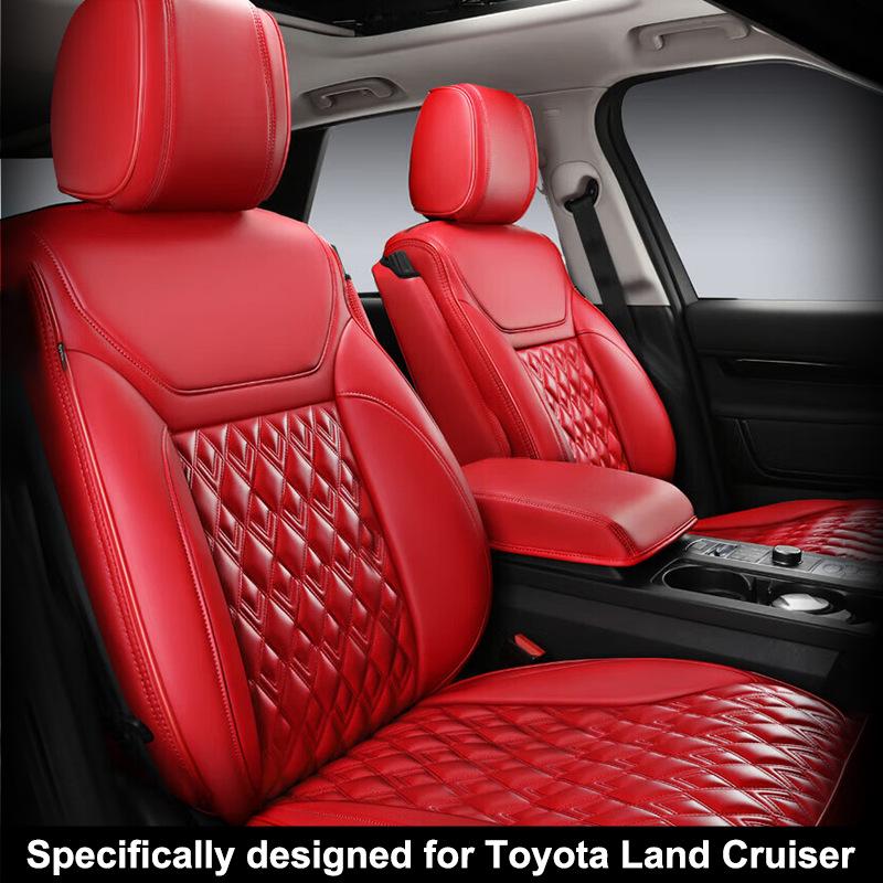 Toyota Land Cruiser All-Season Leather Seat Covers & Cushions Set