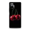 Cherries Cherry Fruit Phone Case For Xiaomi Redmi Note 14 13 5G 10 11 12 Pro Plus 4G 14C 13C 12C 10C Black Cover