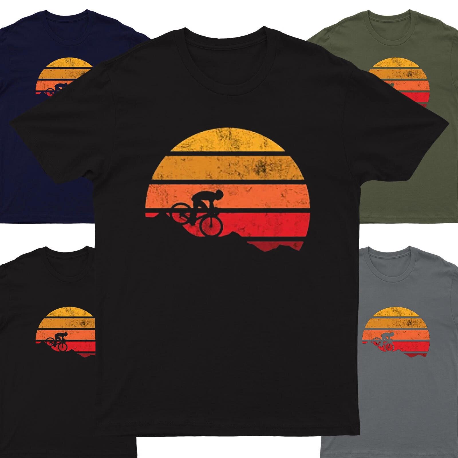 Retro Vintage Mountain Bike Biking Cycling Mens TTshirt #DG 4XL