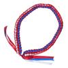 120CM Graduation Ribbon Lei Adjustable Handmade 4 Strands Braided Necklace for High School Middle School Master Doctor Red Blue White Red
