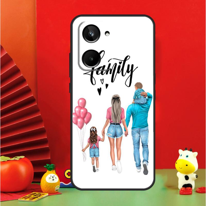 Baby Mom Daughter Girl Son Dad For Realme 15 Pro GT7 GT6 10 11 12 13 14 Pro Plus C65 C67 C63 C61 C51 C53 C35 C75 C55 Case