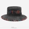 National Wind Western Cowboy Hat Vintage Men Mountaineering Hat Outdoor Anti-uv Bucket Hat  Fishing