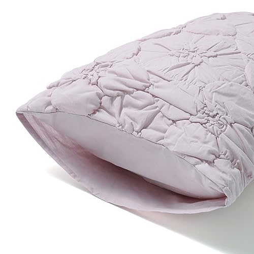 Francfranc Flower Quilt Pillowcase, 70x50cm, Pink, Floral Pink
