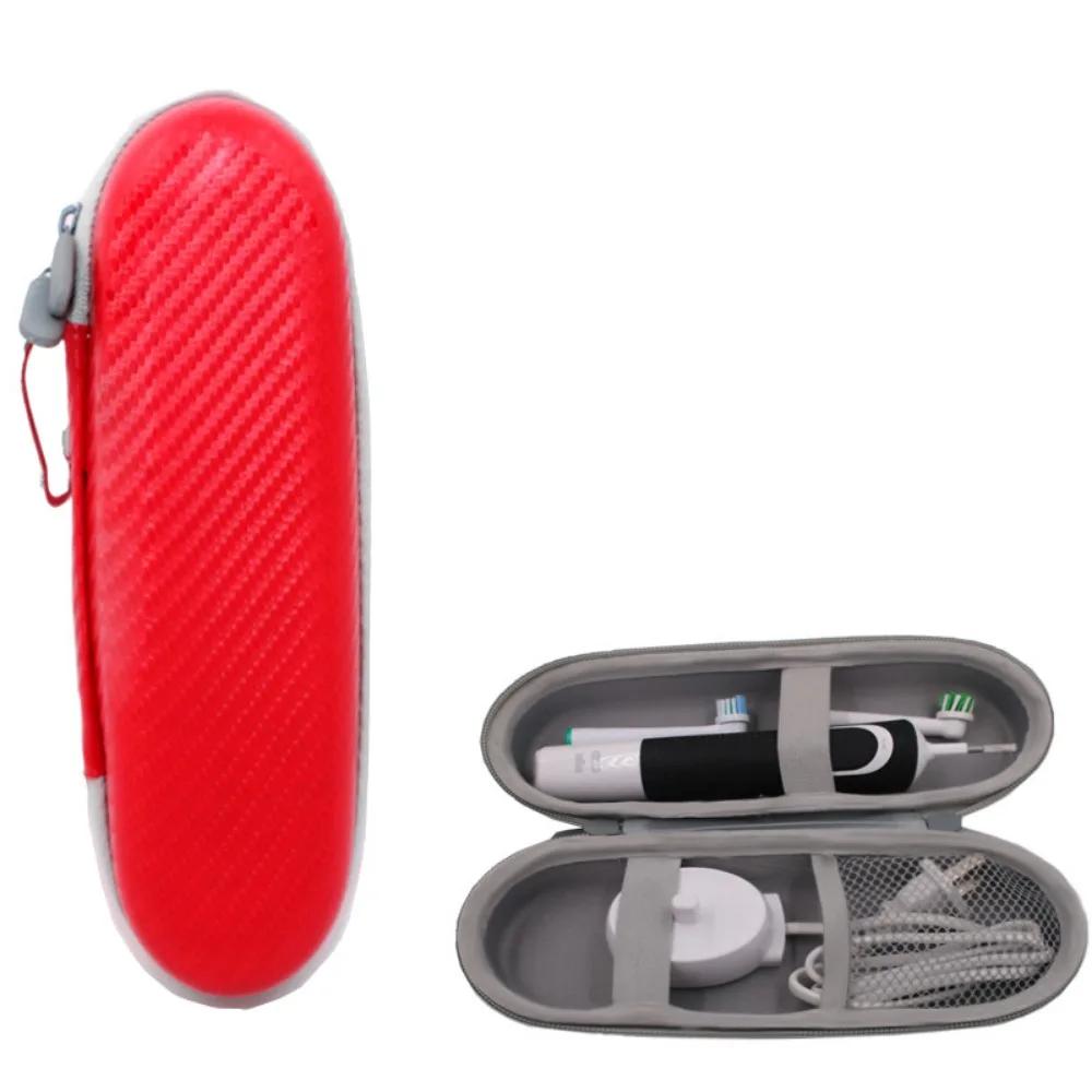EVA Electric Toothbrush Storage Box Empty Protective Electric Toothbrush Case with Handle Large Capacity Toothbrush Travel Case
