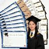 8 ks Papírové karty s radami pro absolventa Rady pro absolventa Dárky pro absolventa Maturitní večírek