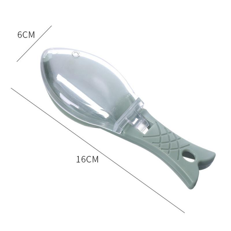 Fiskfjäll Rivjärn Skrapa Fiskrengöringsverktyg Skrapvåg Enhet med lock Hem Kök Matlagning Fiskredskap Köksredskap