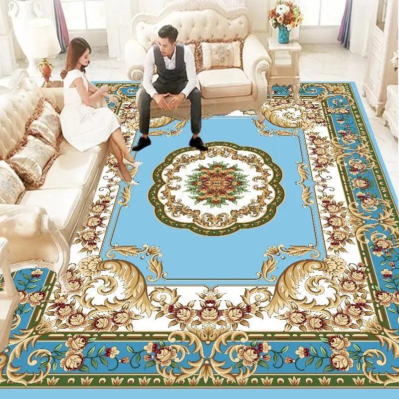 European Style Carpet Living Room Large Area Rugs Bedroom Bedside Mat Home Porch Entry Doormat Alfombras Para La Sala Moderna