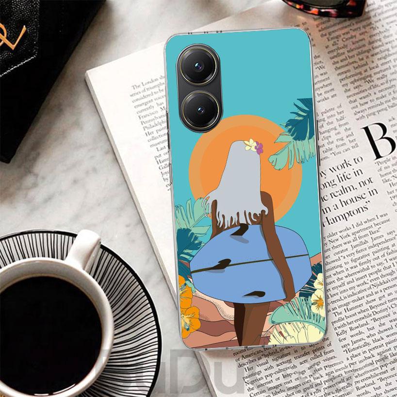 Surf Board Aesthetic Cover For Xiaomi Poco X7 X6 X5 Pro X3 Nfc F7 Ultra Phone Case F6 F5 X4 F4 Gt F3 M6 M5S M4 M3 Print Shell Po