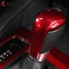 For Mazda CX-3 CX3 2017 2018      2024 Carbon Fiber Car Gear Shift Knob Head Cover Trim Interior Accessories