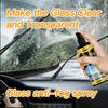 Waterproof 100ml Spray, Rain Protection Car Window Glass Hydrophobic Liquid, Car Windshield Mirror Coating, Care and Polishing Kit