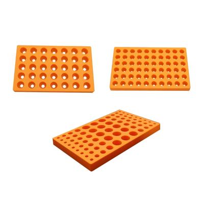 24mm 60 Otworów /33mm 35 Otworów /Wielootworowy Żółty Stojak Uchwyt na Frezy Routera ER25 ER32 C32 Rack