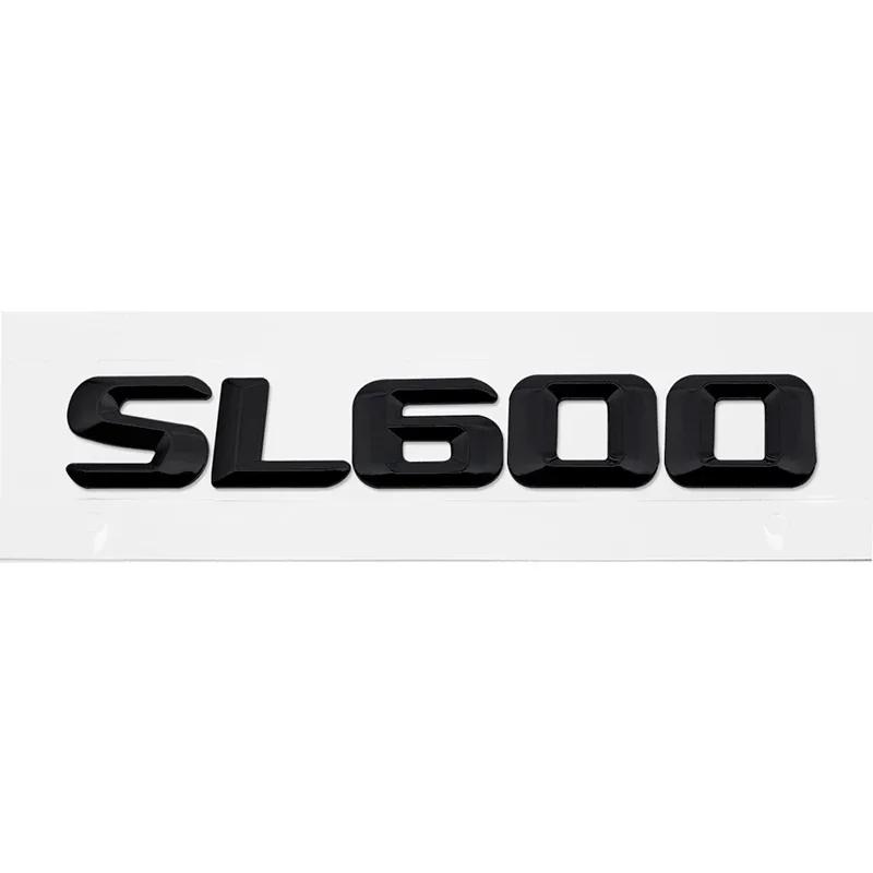 Car Rear Trunk Stickers for Mercedes Benz SL350 SL400 SL450 SL500 SL550 SL600 Auto Tail Box 3D Emblem Badge Decal RN1