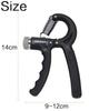 Adjustable Hand Grip Strengthener R-Shape Finger Exerciser Portable Sport Accessory Carpal Tunnel Therapy Workout Equipment