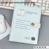 A5 PU Leather Magnetic Buckle Cute Cartoon Diary with Card Holder