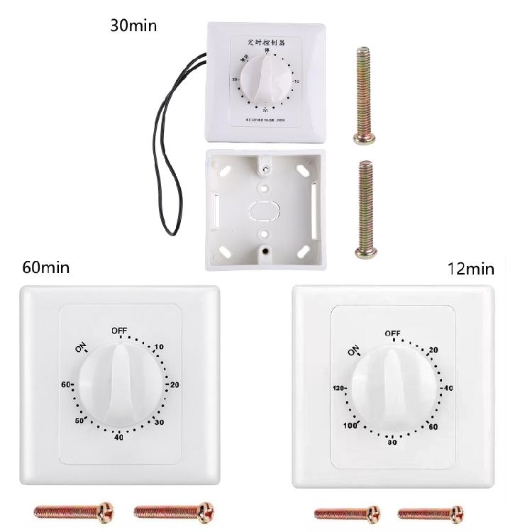 Zeitschaltuhr Mechanisch Minuten Countdown Automatische Abschaltung Stromausfall