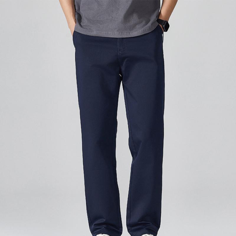 Spring and Autumn Soothing Loose Casual Pants Trousers Straight Tube Drape Joker Fashion Style Not Bloated Simple Style.