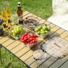 PP Camping Tableware Lightweight Folding Tableware New Bowl Plate Cup Set  Outdoor Accessories