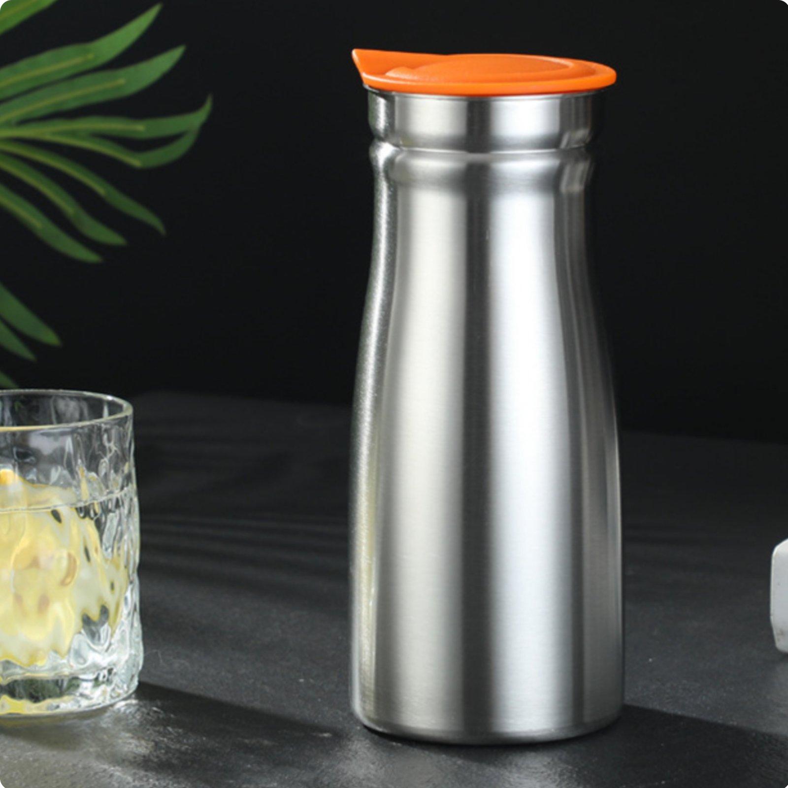 European Design Thermal Kettle Rust Resistant Insulated Water Carafe Large Capacity Beverage Jug Break-Resistant Insulated Drink