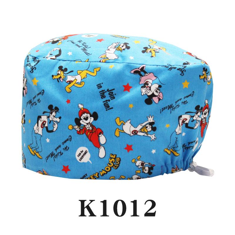 Fashionable Digital Printed Medical Hats for Women Men Breathable Soft Nursing Caps TOOTH Pet Clinic Surgical Scrubs Hat