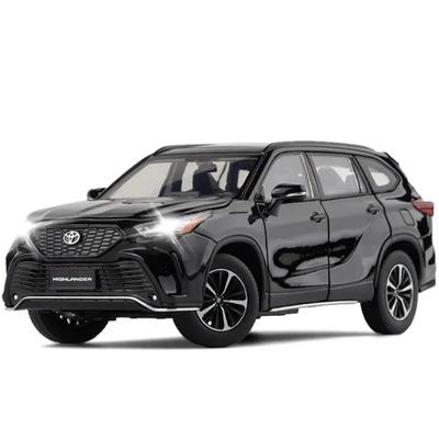 Nuovo Modello di Auto SUV Toyota Highlander in Lega 1/32 Diecast & Giocattolo Metallo Veicoli Fuoristrada Modello di Auto Simulazione Suono Luce Regali