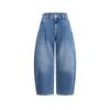 NVG·YOUNG Women's Brushed Wide-Leg Denim Jeans