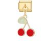 Creative Fruit Series Ice Cream Bow Shell Golden Pendant Italian Charm Links Fit 9MM Stainless Steel Bracelet DIY Making Gift