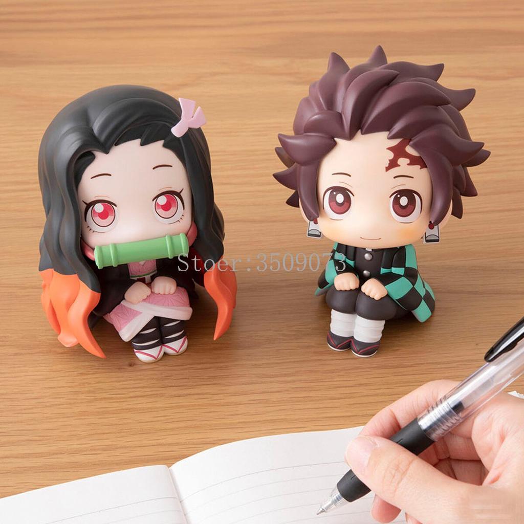 6pcs /Lot Lookup Demon Slayer Anime Figure Kimetsu No Yaiba Kamado Nezuko Kamado Tanjirou Agatsuma Zenitsu Action Figure Toys 6cm