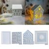 Epoxy Candlestick Silicone Mold Candle Base Mould Heart House Candle Stand Molds Ornaments Home Decorations Mould