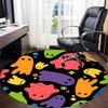 1pc Ghost Party Office Round Area Rug, Under Office Chairs Bedroom Living Room Home Decor, Room Deco