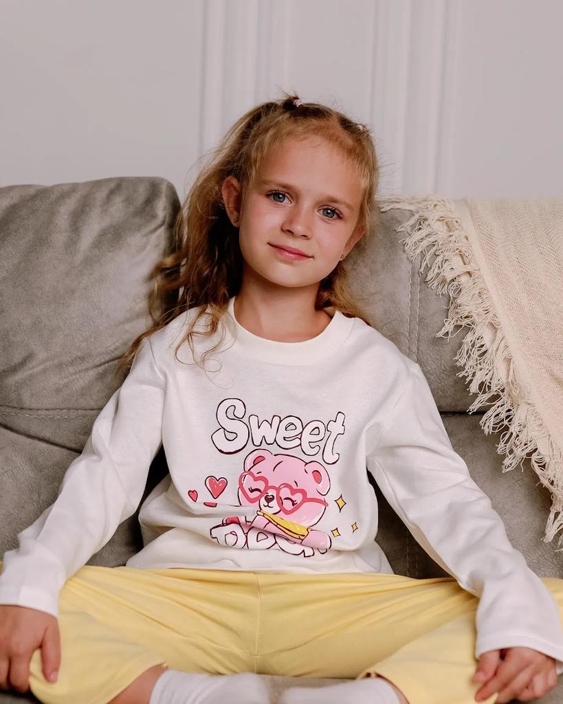 Girls’ Sleepwear Set – Soft Brushed Fabric & Elastic Waist, Demi-season 6076-023-33-5 HC