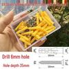 Home Use Mixed Pack: Yellow Plastic Expansion Tubes, Zinc Nails, Stainless Steel Screws