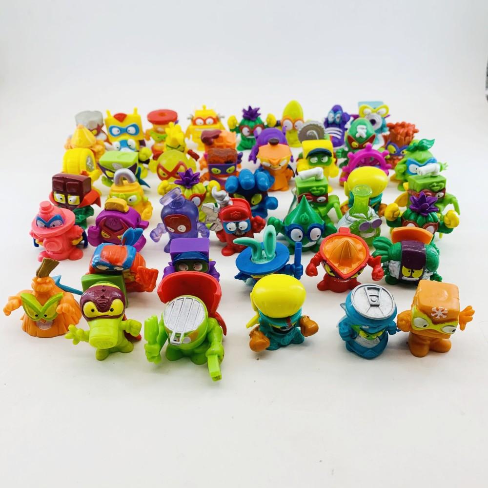 15Pcs Poupées Figurines Superzings Originales 3CM Superthins Modèle de Collection de Déchets Figuras Jouets pour Enfants Cadeau Sans Répétition