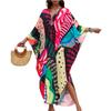 Women's Dress, Colorful Floral Prints, Vacation Loose Robe, Bikini, Sun-protective Smock