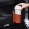 Leather Car Door Storage Box Waterproof Drink Holder Storage Bag Multifunctional Vehicle Door Pocket Organizer For Car Accessory
