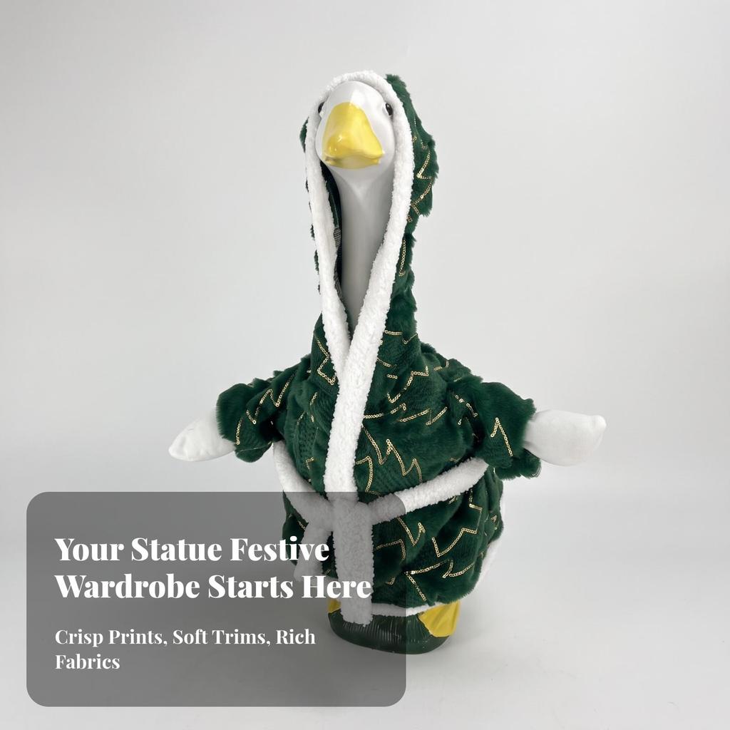 Seasonal Porch Goose Costume Decorative Outfit 23-Inch Decor