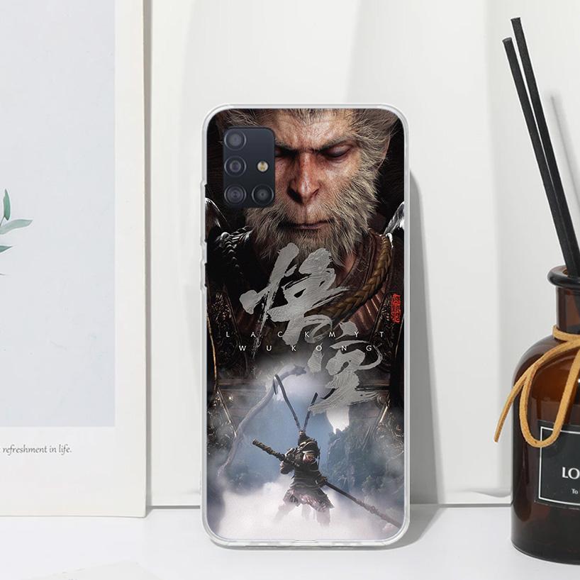 Black Myth Wukong Game Phone Case For Samsung Galaxy A52 A42 A32 A22 A12 A02S A72 A51 A50S A41 A31 A21S A71 A40 A30S A20S A10S A