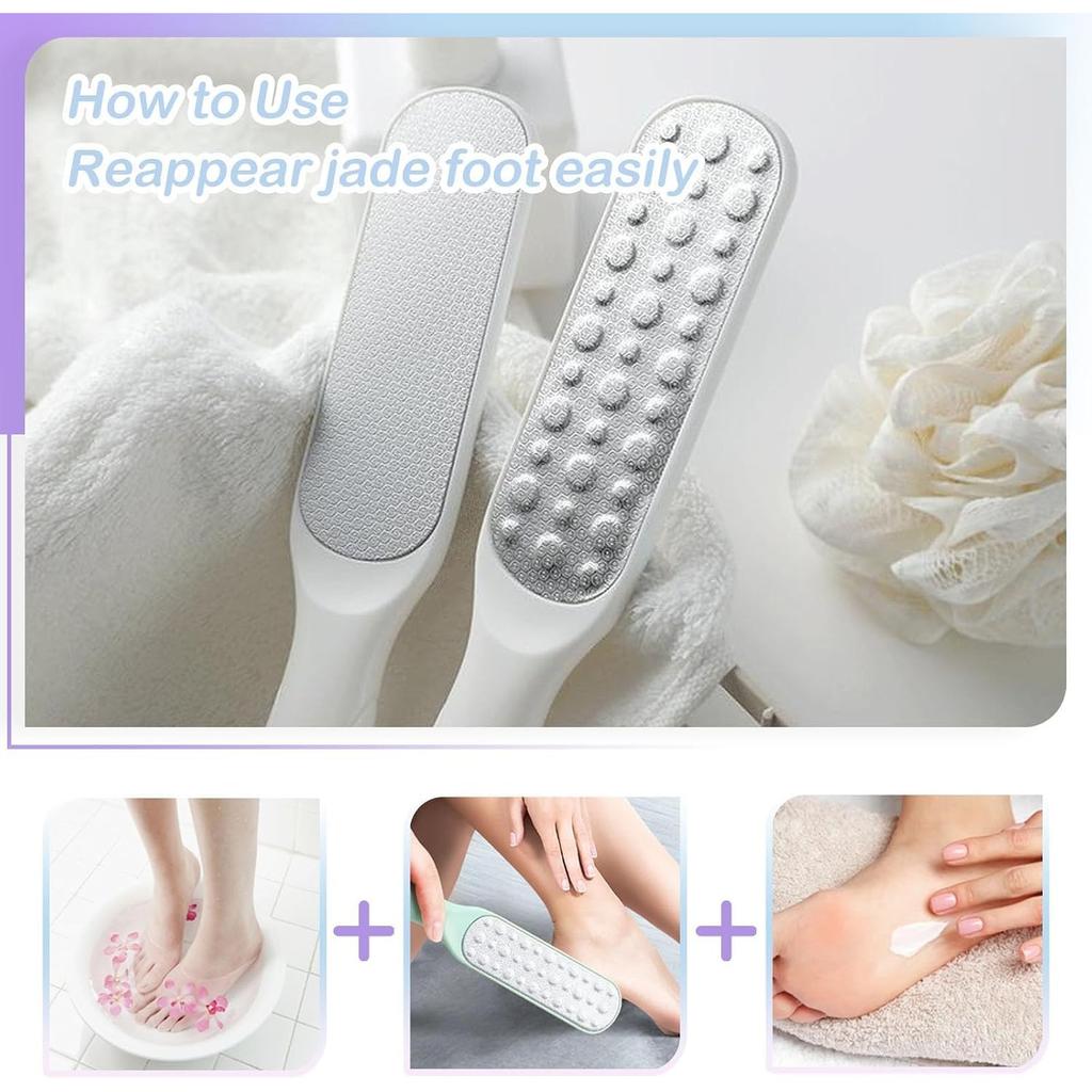 2PCS Foot Pumice Stone for Feet,2 in1 Foot File and Foot Scrubber