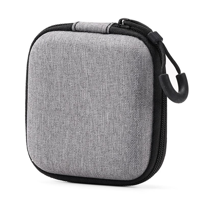 EVA Zipper Earphone Case: Bluetooth Earphone Storage Bag with Cable Organizer