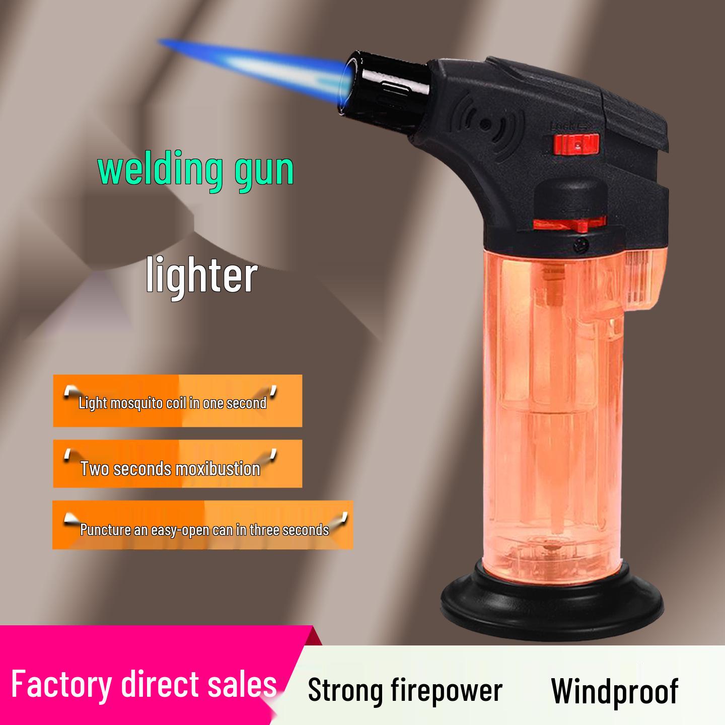 

Ветрозащитная горелка для моксы, спиралей от комаров, прикуривания сигар и опаливания волос 1 piece чёрный