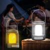 LED Camping Lantern Rechargeable Outdoor Tent Light with Power Bank Function Portable Hanging Lantern for Hiking