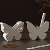 Silicone Hollow Butterfly Flower Vase Mold Plaster Cement Mould for Home Decoration Crafting Jewelry Accessories