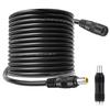 DC 8mm Extension Cable, 30Ft 14AWG 8mm Male and Female Plug Extension Cable Perfectly Compatible with GZ Yeti Jackery Solar Generator Portable Power